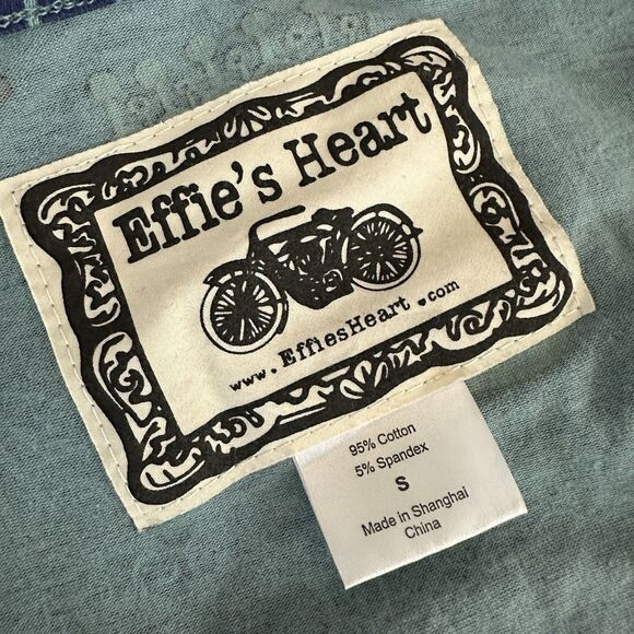 Effies Heart Dress SMALL Tulip Floral Fit Flare Pockets Retro - Picture 7 of 7